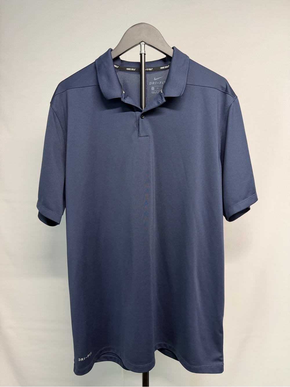 Nike Men's Navy Polo Short Sleeve Dri-FIT